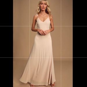 Meteoric Rise Blush Maxi Dress